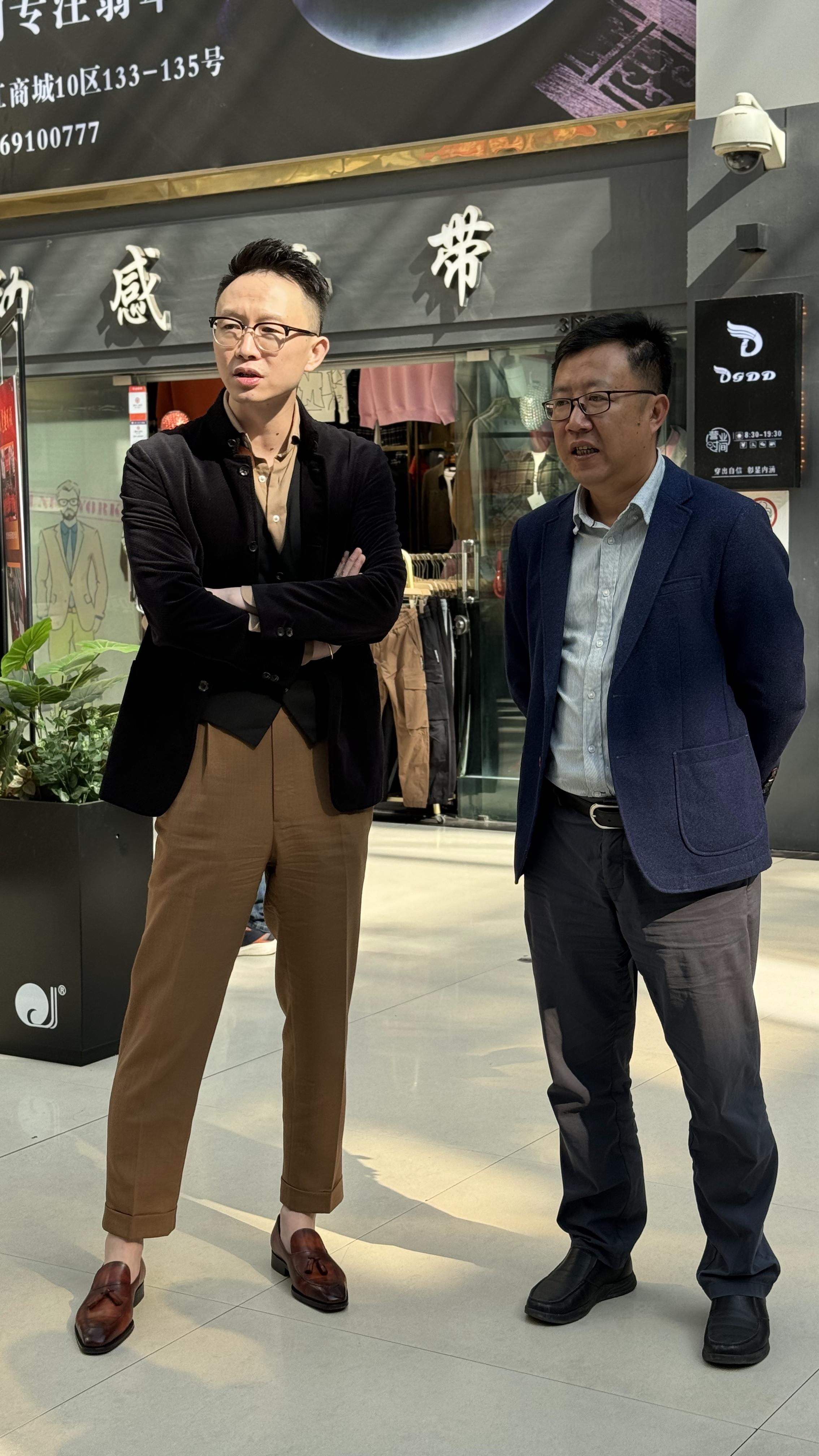 大關街道走訪錢江商城調研