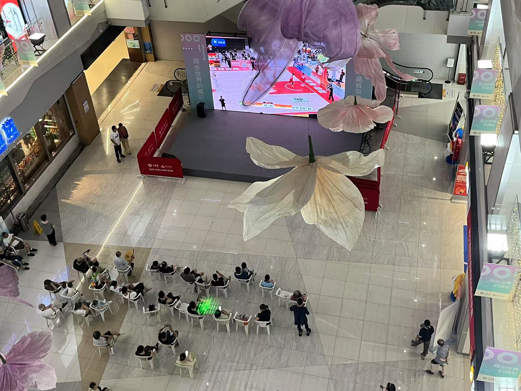 水晶城轉(zhuǎn)播浙BA賽事·點燃市民觀賽熱情